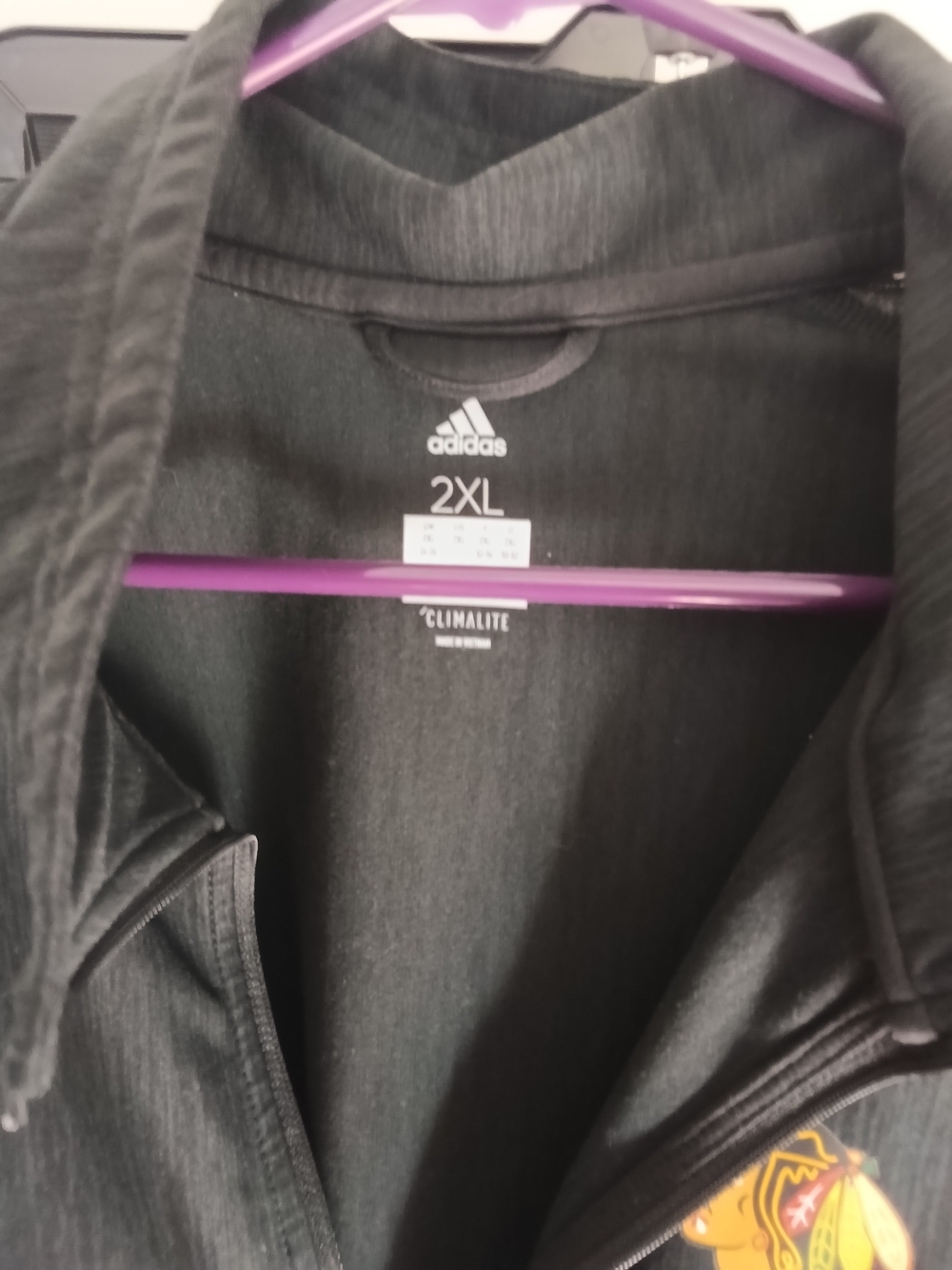 Adidas Women's Black Climalite WINDBREAKER - 2XL